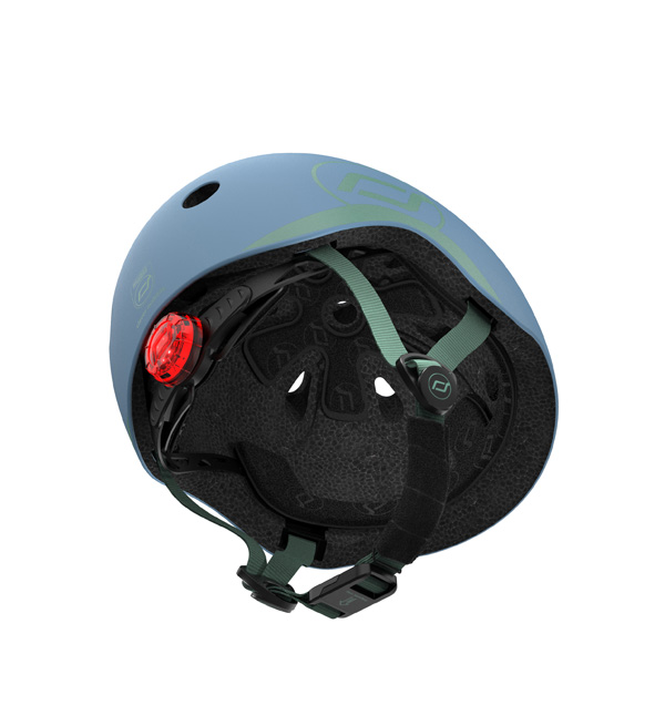 Scoot & Ride Helm XXS-S steel reflektierend