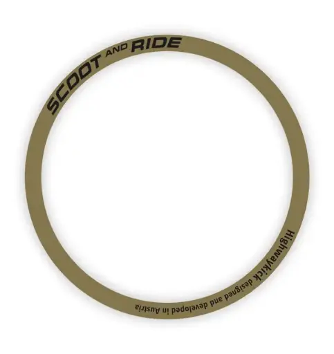 Highwaykick 3 LED Front wheel sticker